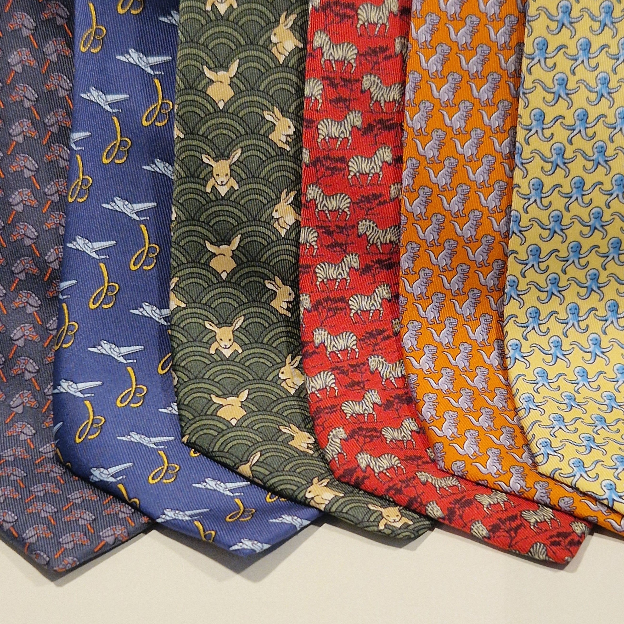 Hermés Tie Collection – Skirnor Vintage