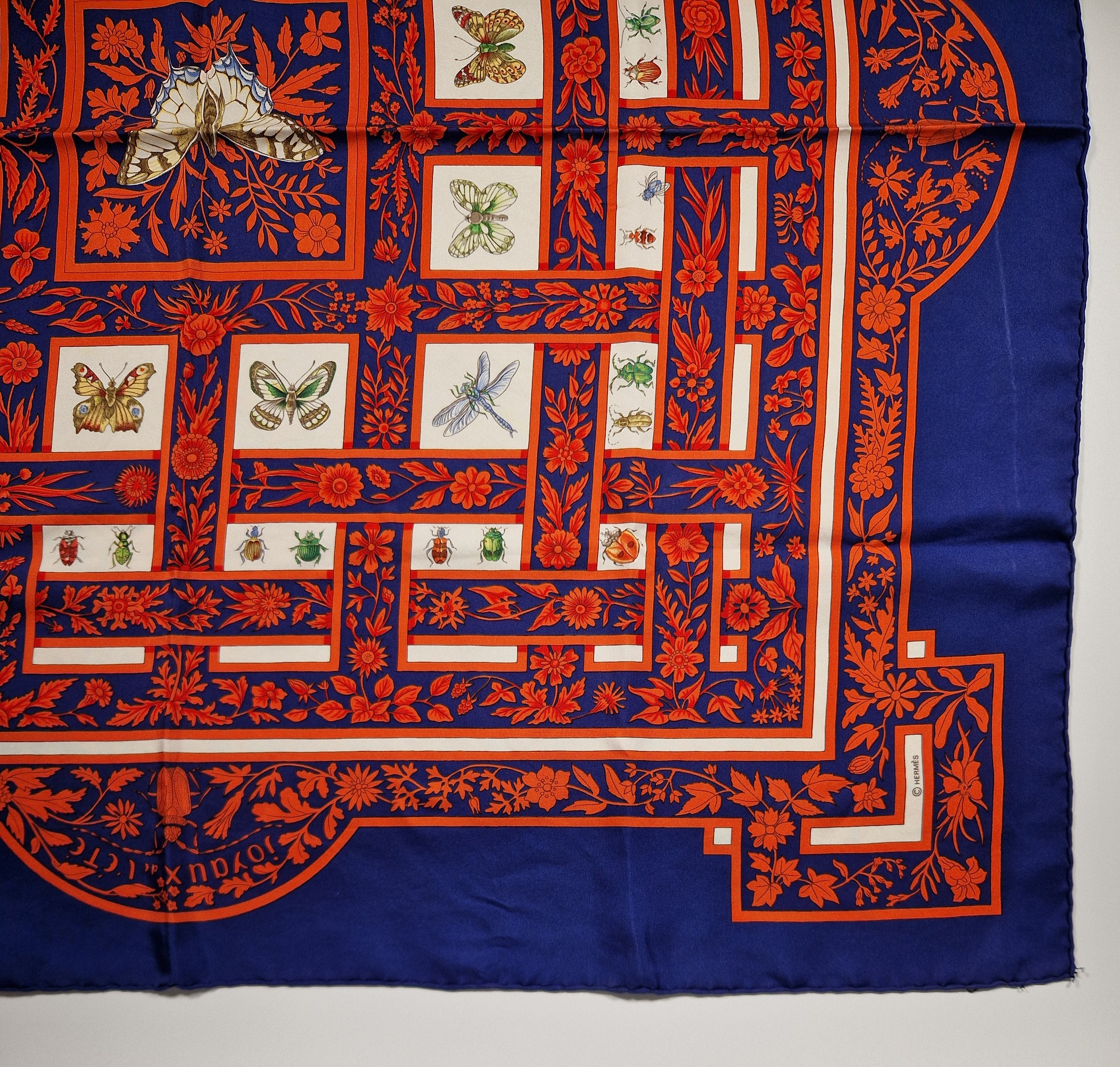 Hermés scarf carre 90 "Joyaux de l'été"