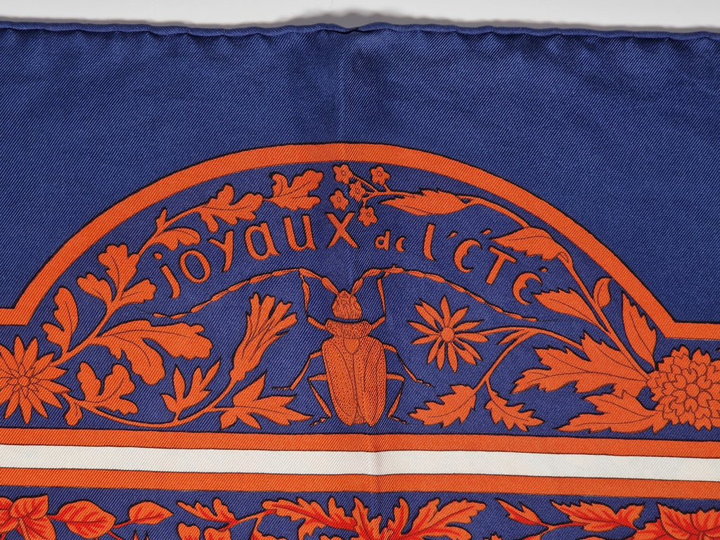 Hermés scarf carre 90 "Joyaux de l'été"