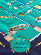 Hermés Scarf carre 90 "Flies"