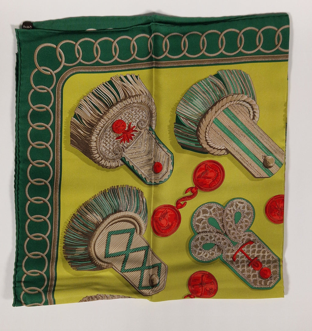 Hermes scarf carre 70 "Épaulettes"