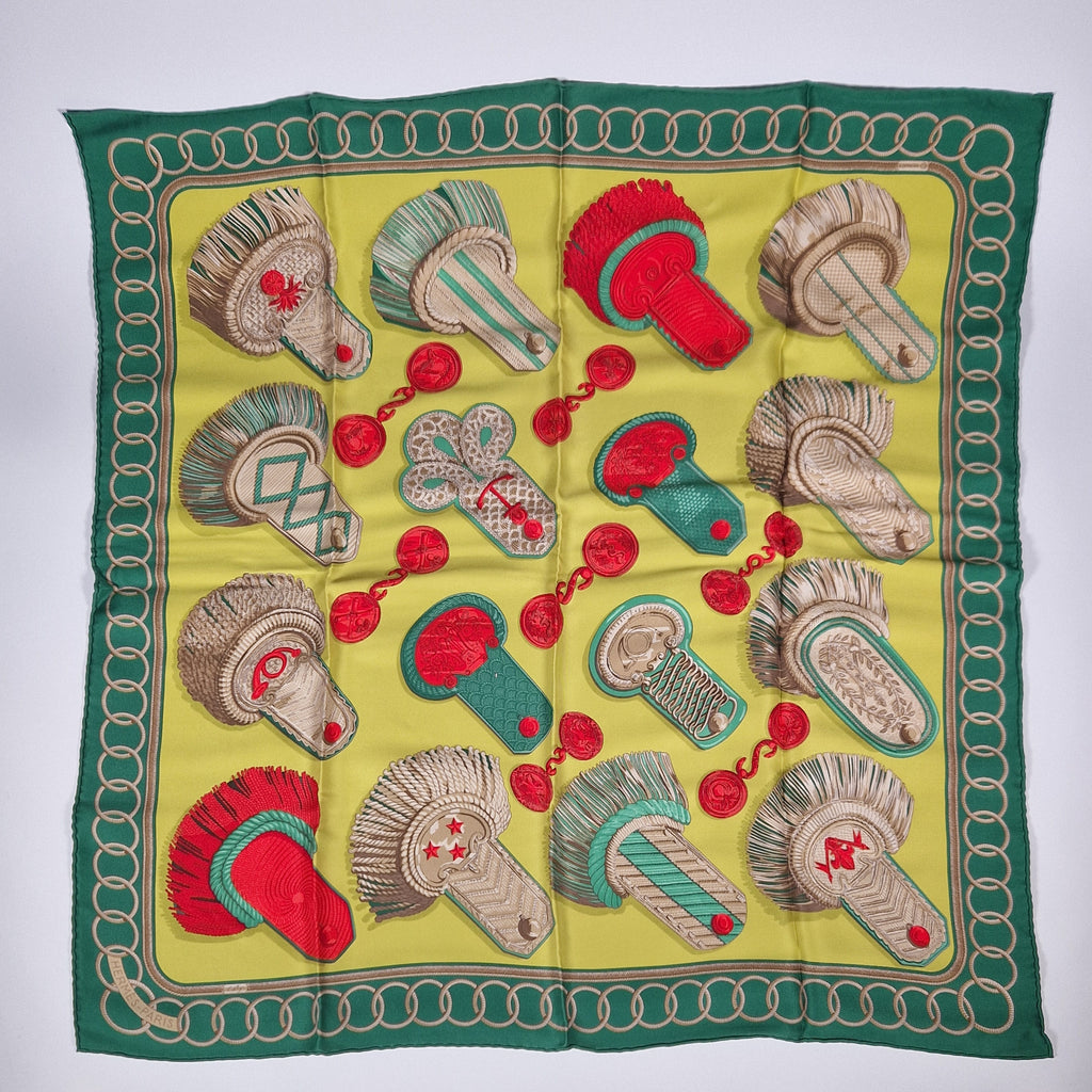 Hermes scarf carre 70 "Épaulettes"