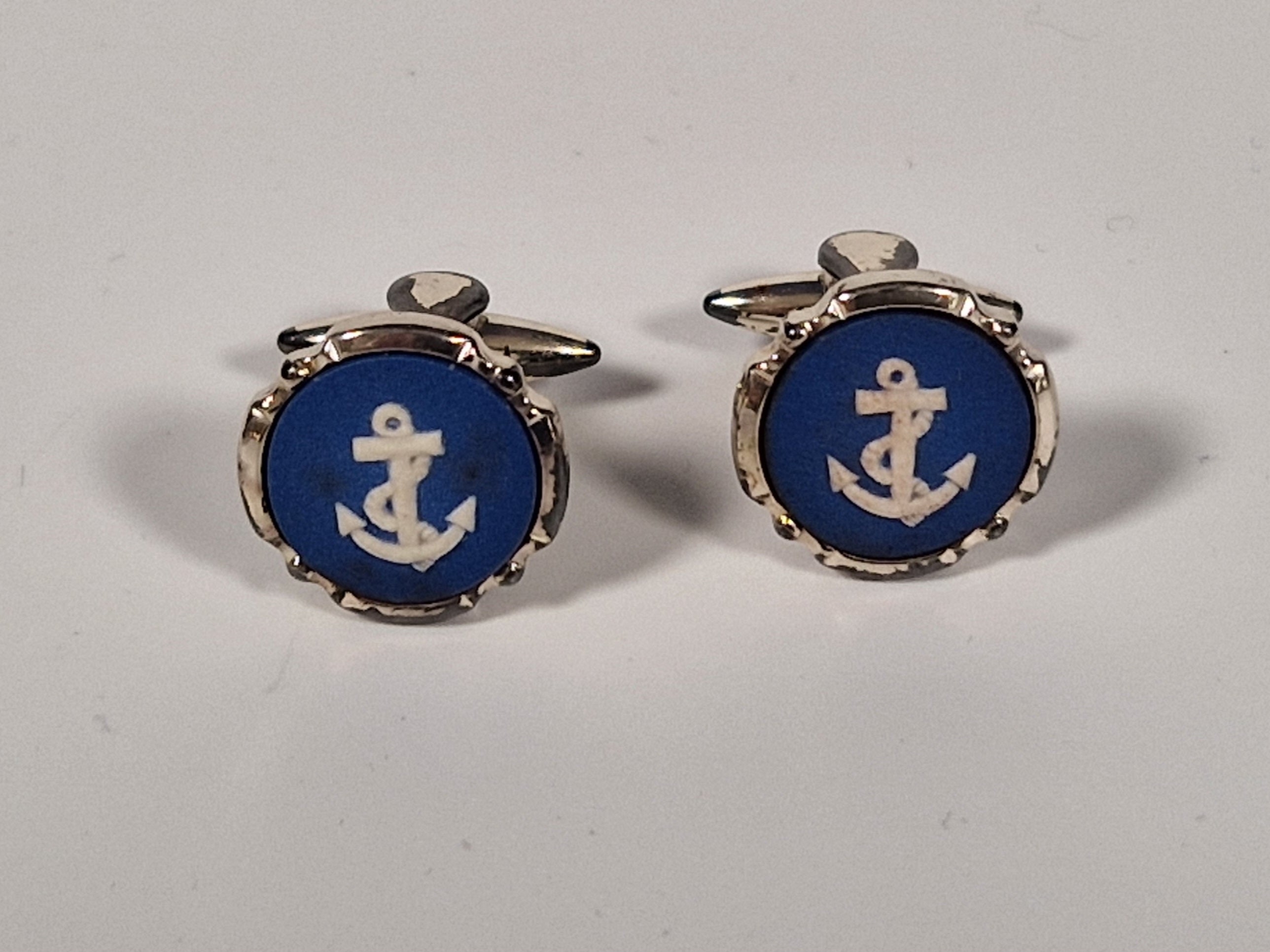 Cufflinks Wedgewood anchors
