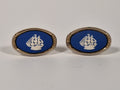 Cufflinks Wedgewood sailships