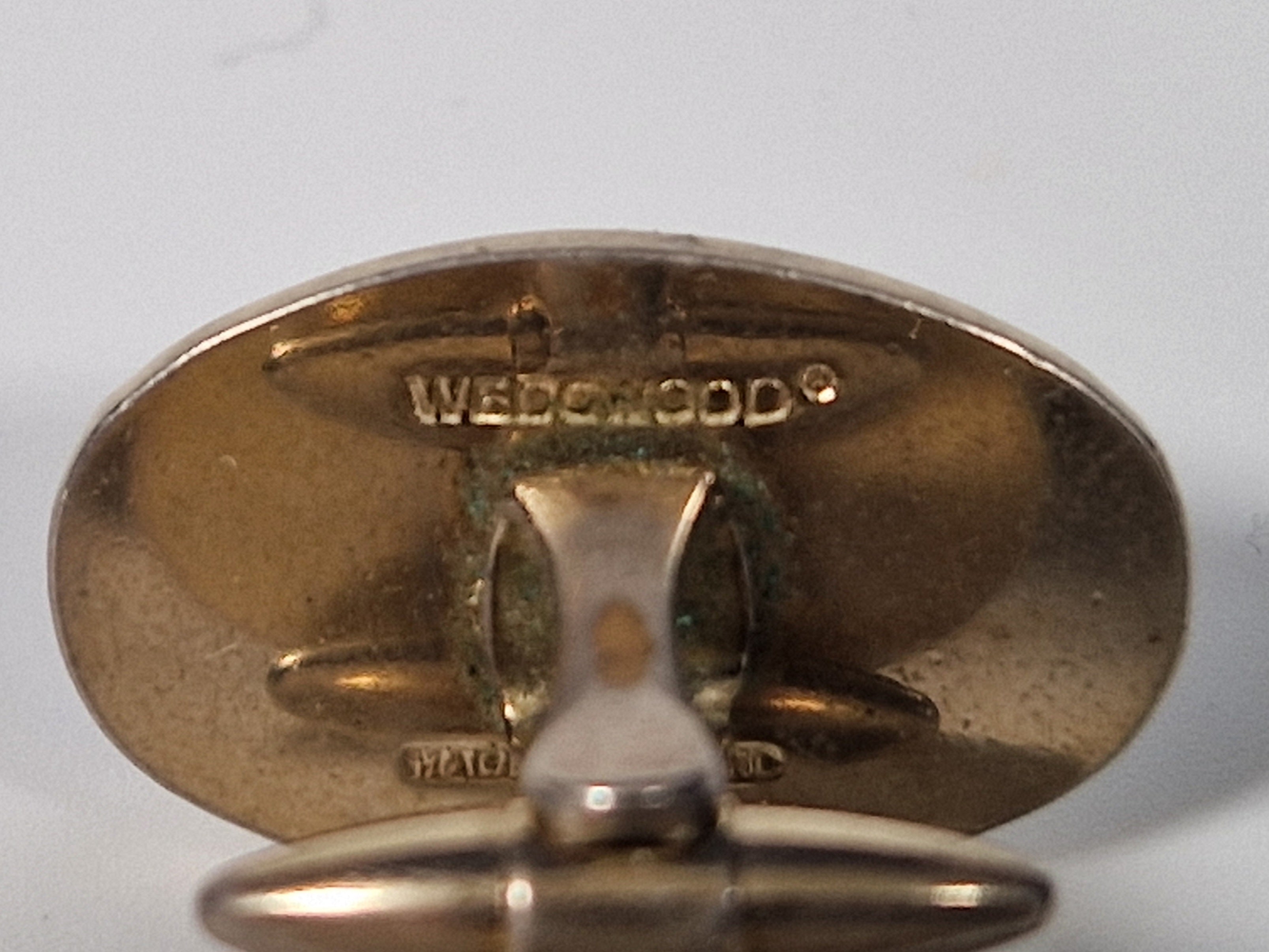 Cufflinks Wedgewood sailships