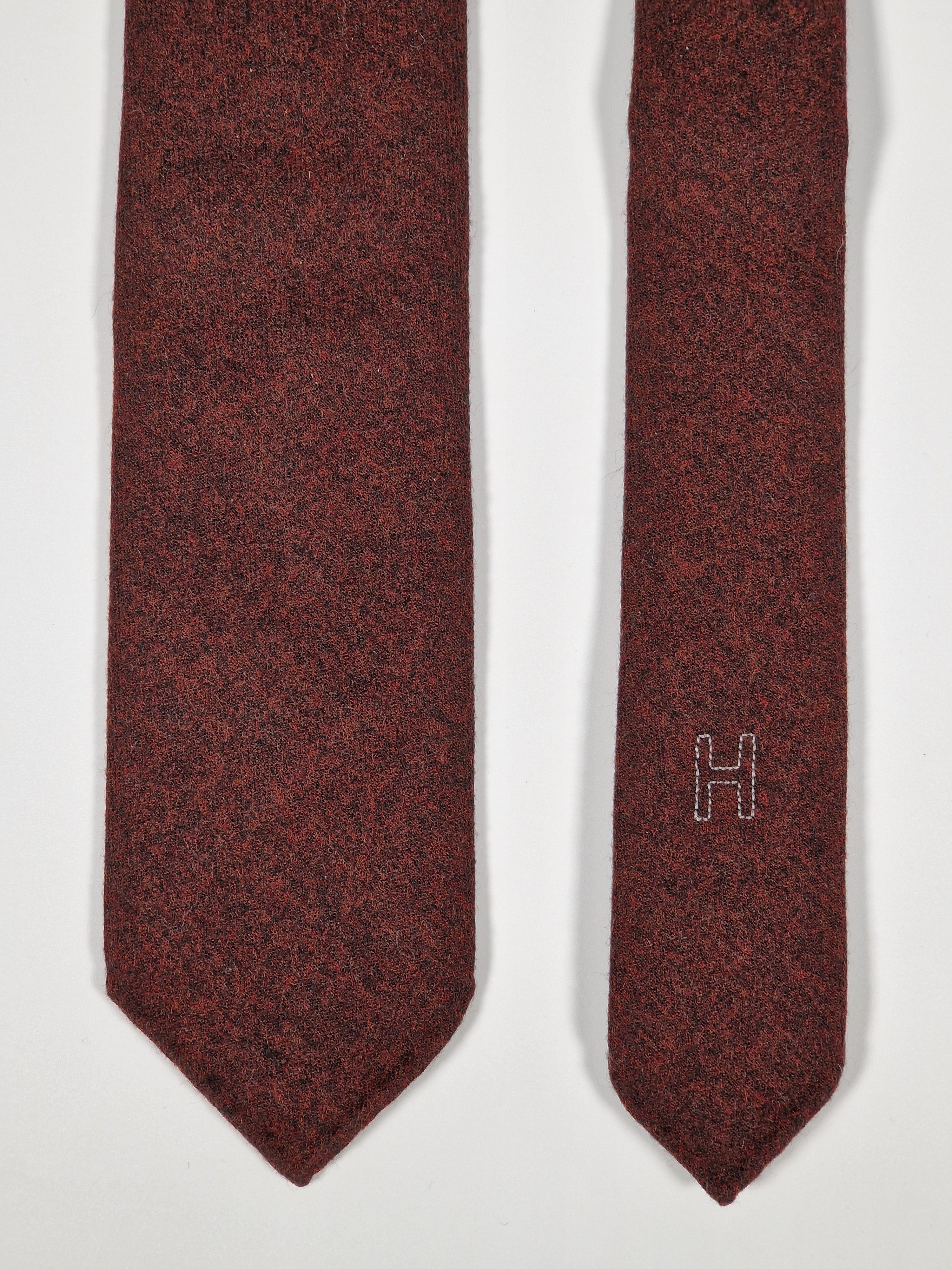 Hermés wool knit tie