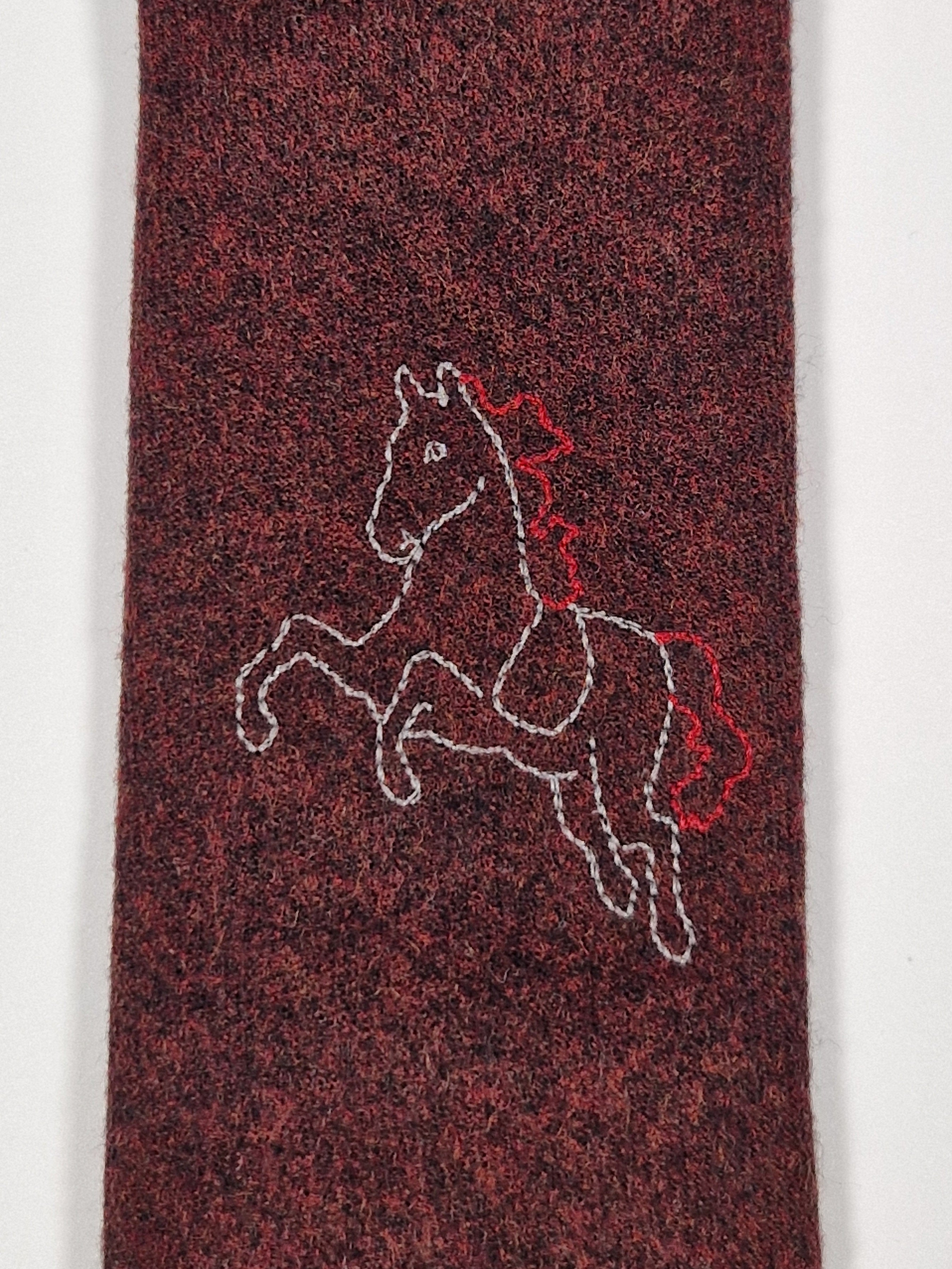 Hermés wool knit tie