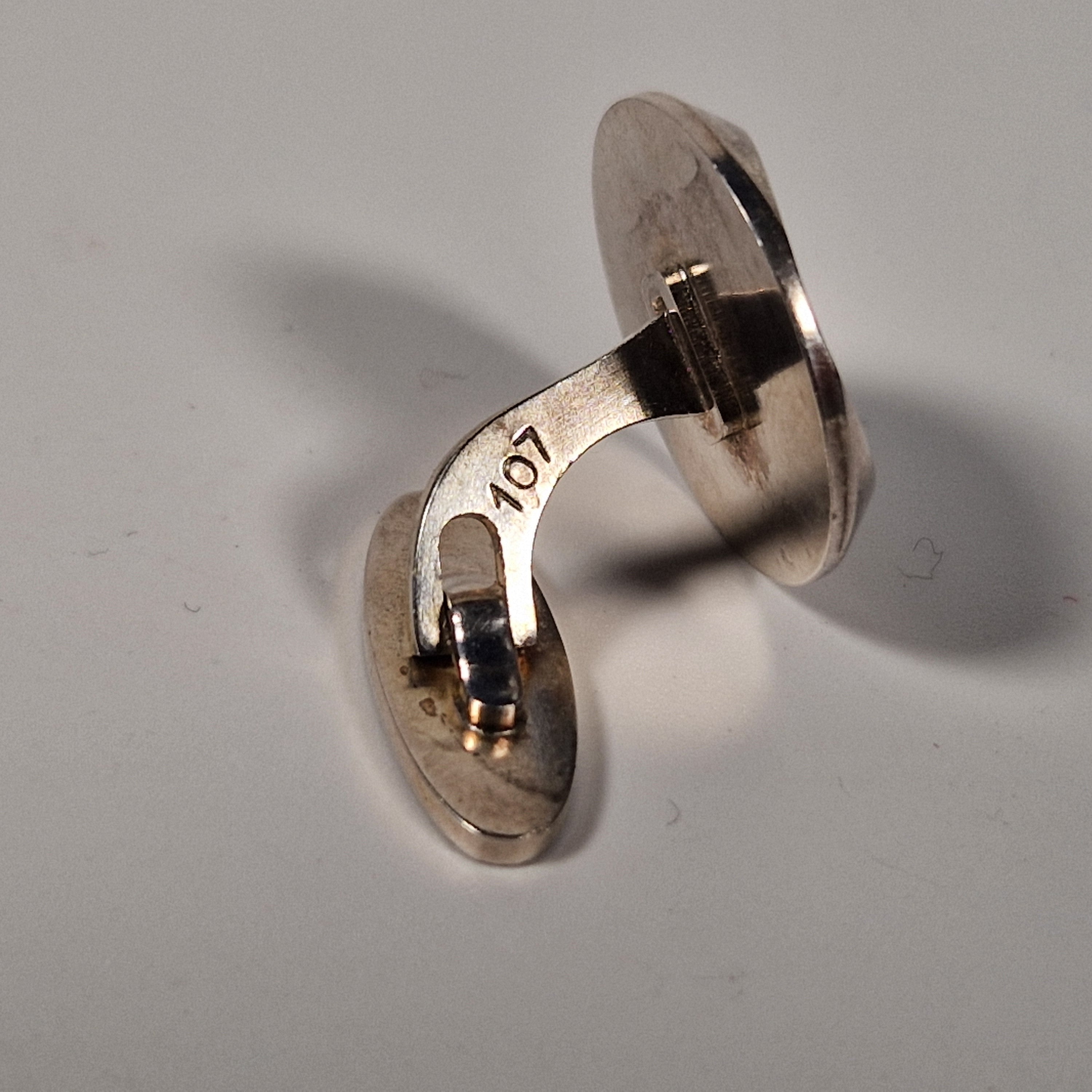 Georg Jensen Cufflinks in silver no: 107