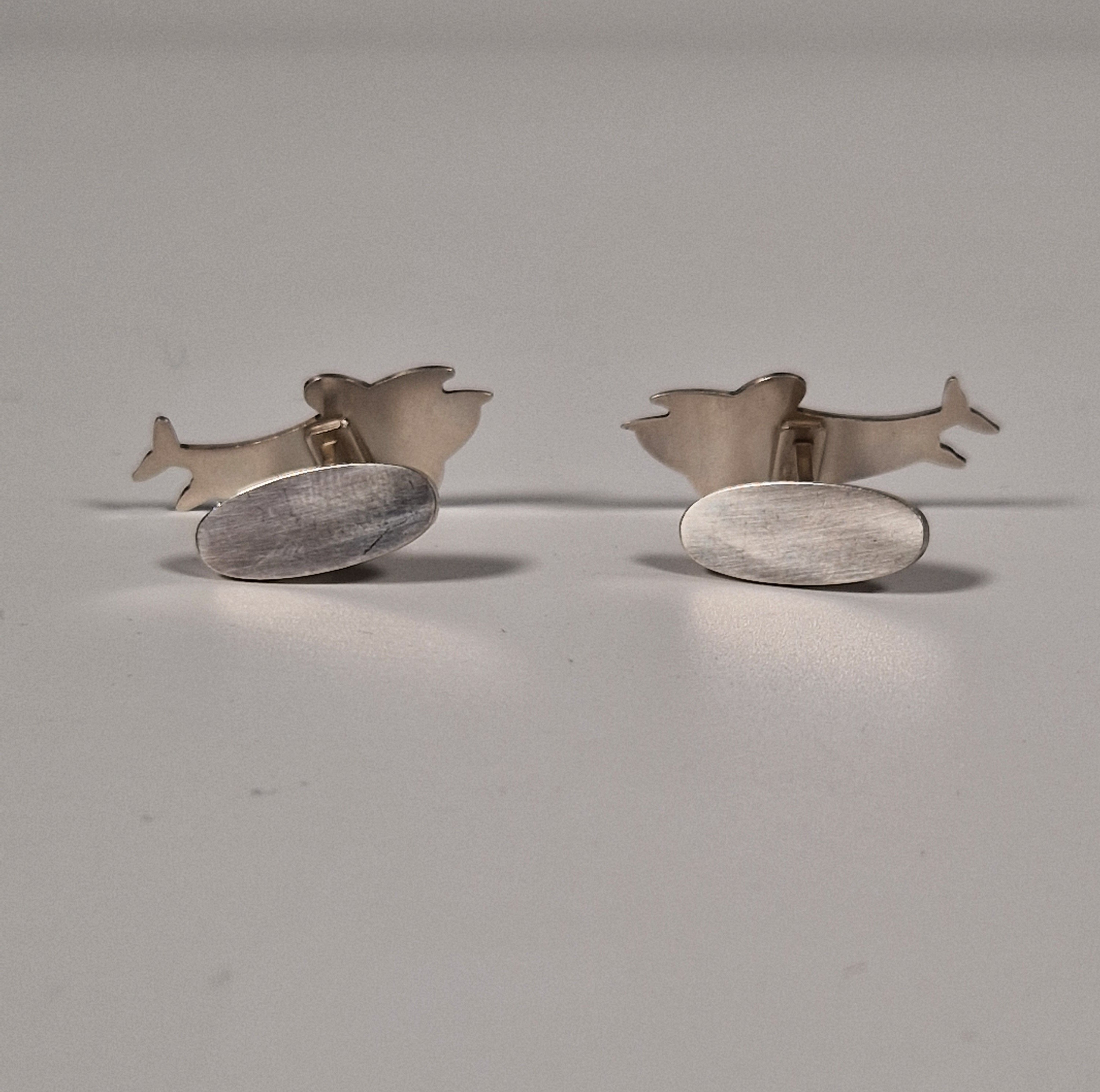 Georg Jensen Cufflinks in silver no: 129