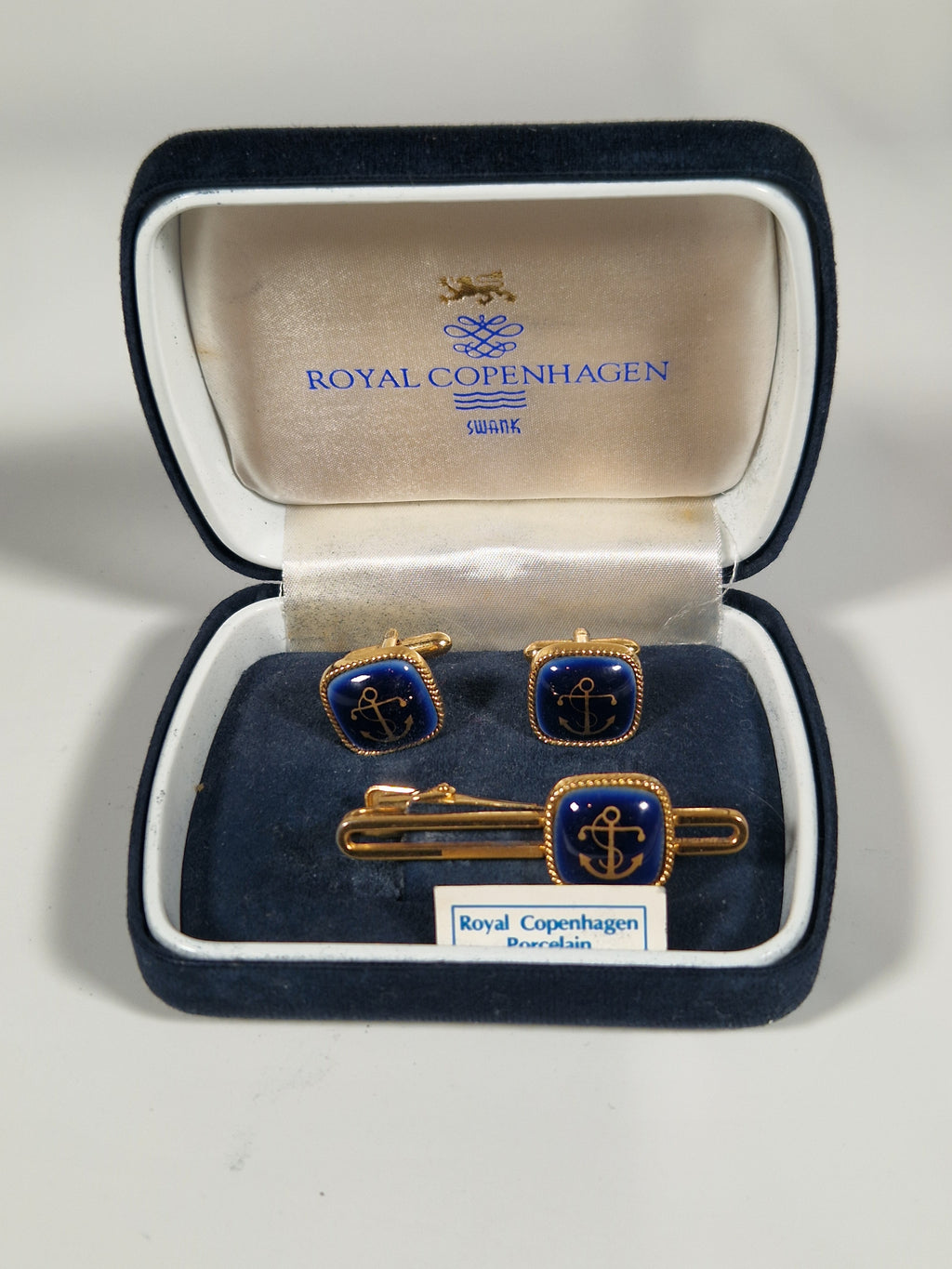Cufflinks and pin from Royal Copenhagen