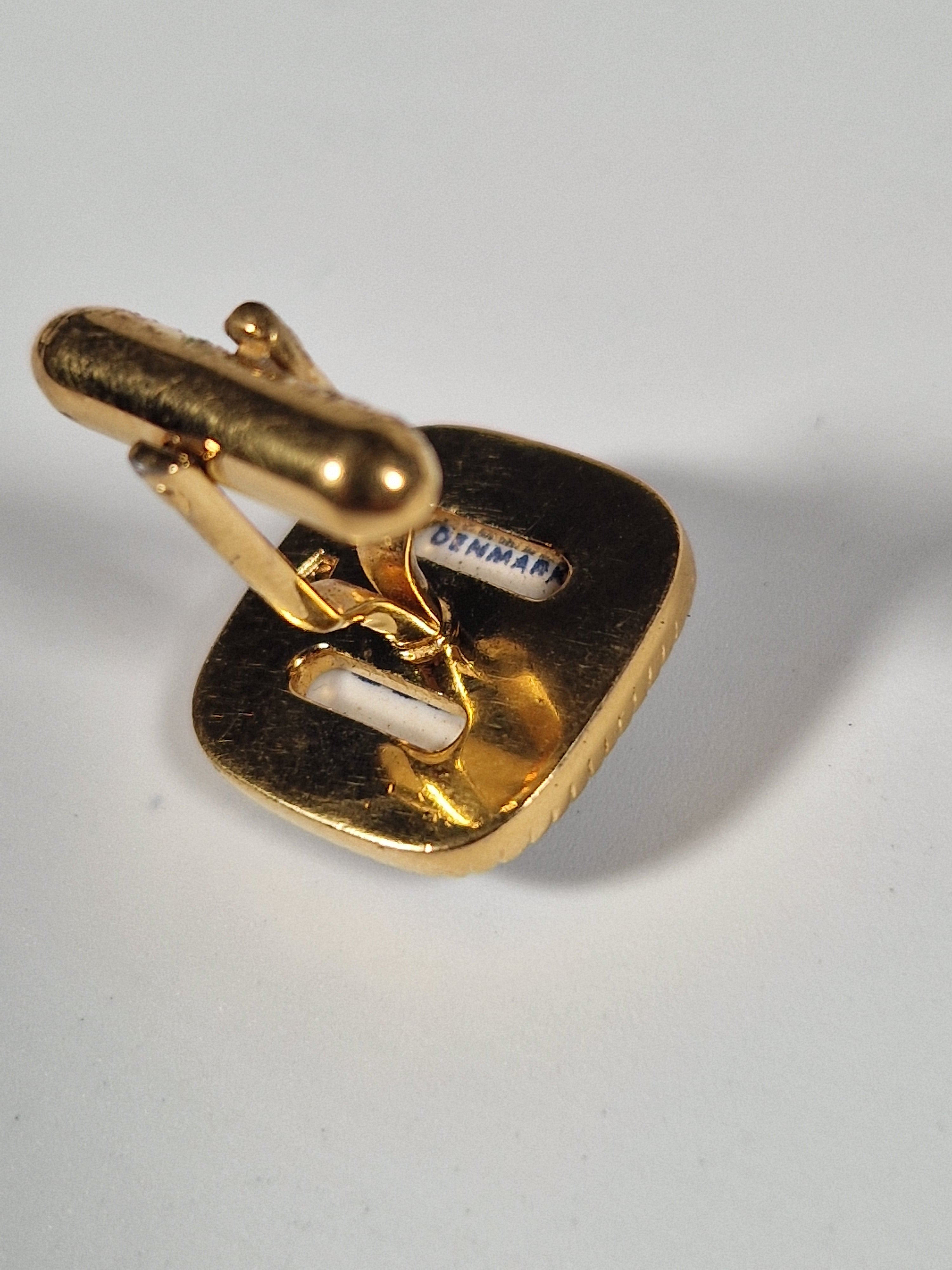 Cufflinks and pin from Royal Copenhagen