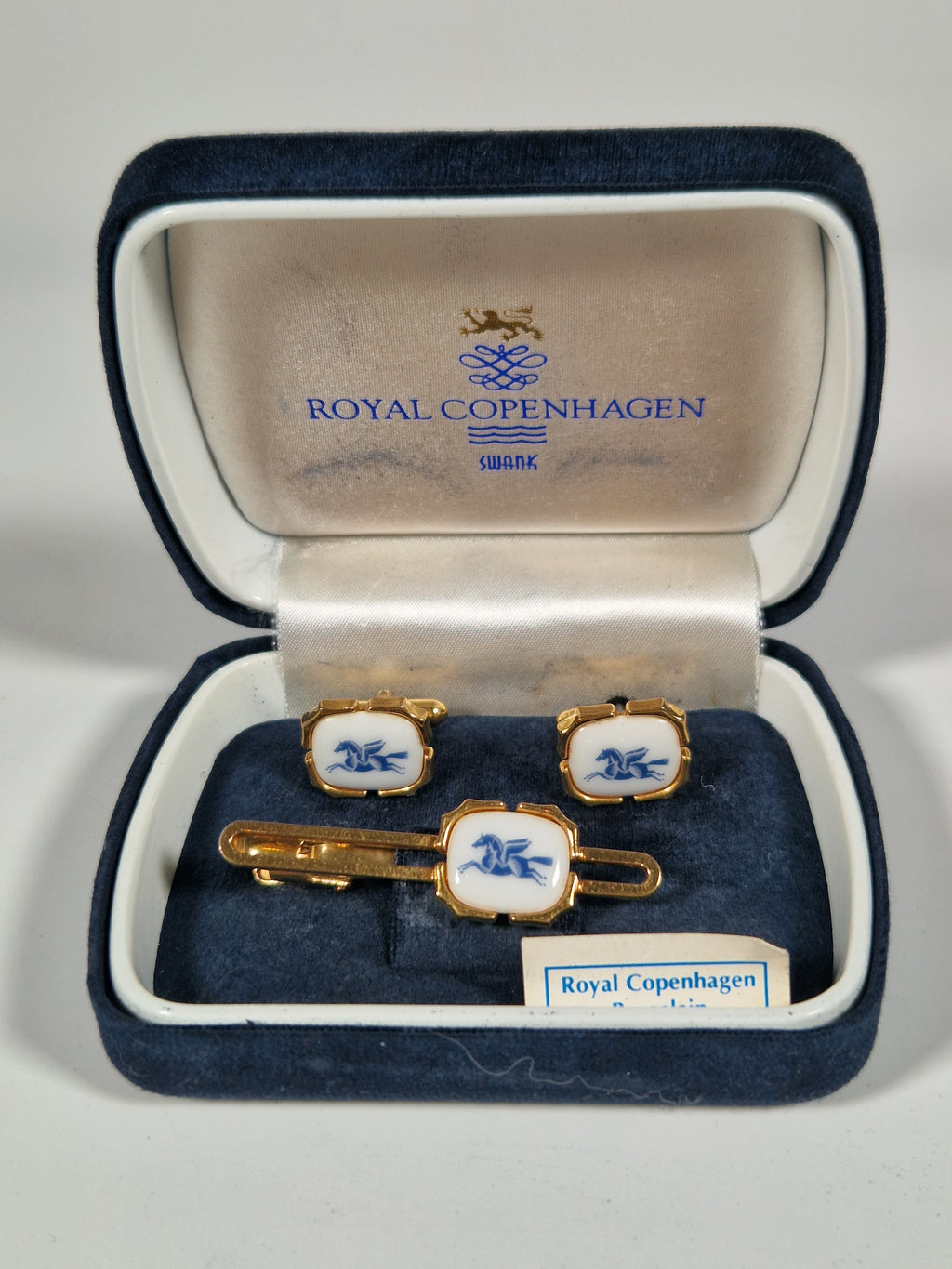 Cufflinks and pin from Royal Copenhagen