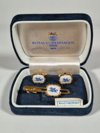 Cufflinks and pin from Royal Copenhagen