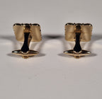 A pair of cufflinks and tiepin from Wedgewood