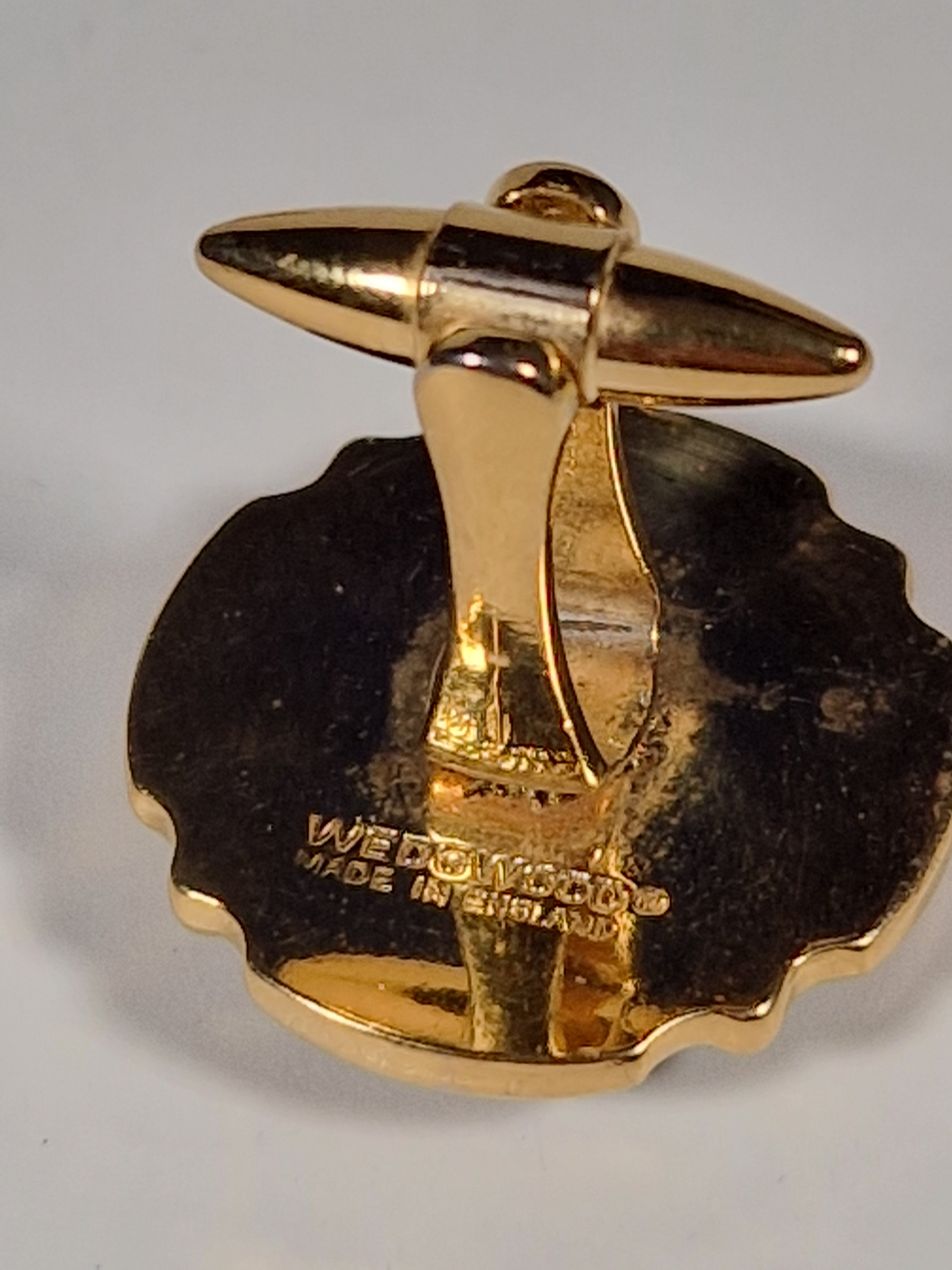 A pair of cufflinks from Wedgewood