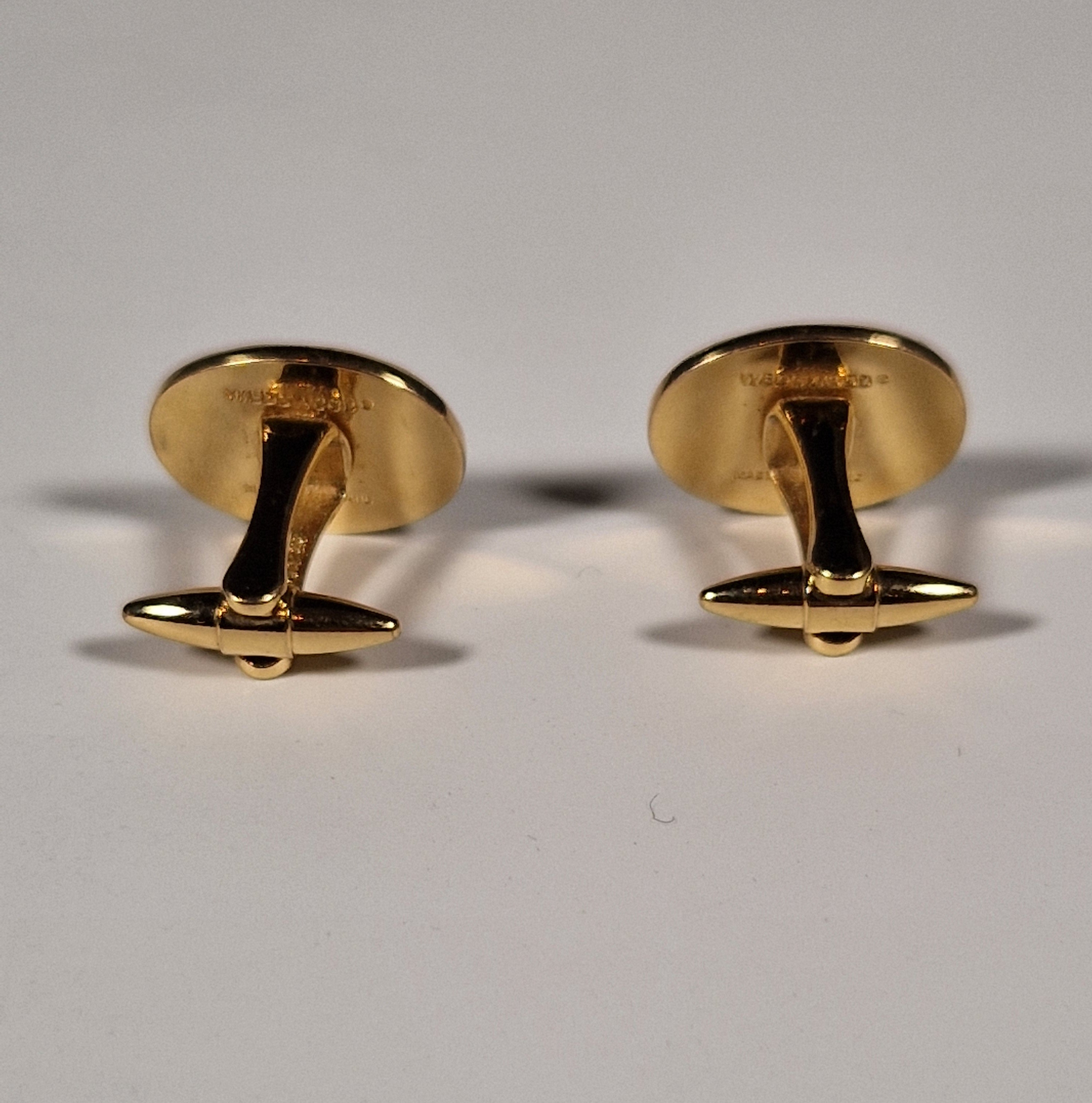 A pair of cufflinks from Wedgewood