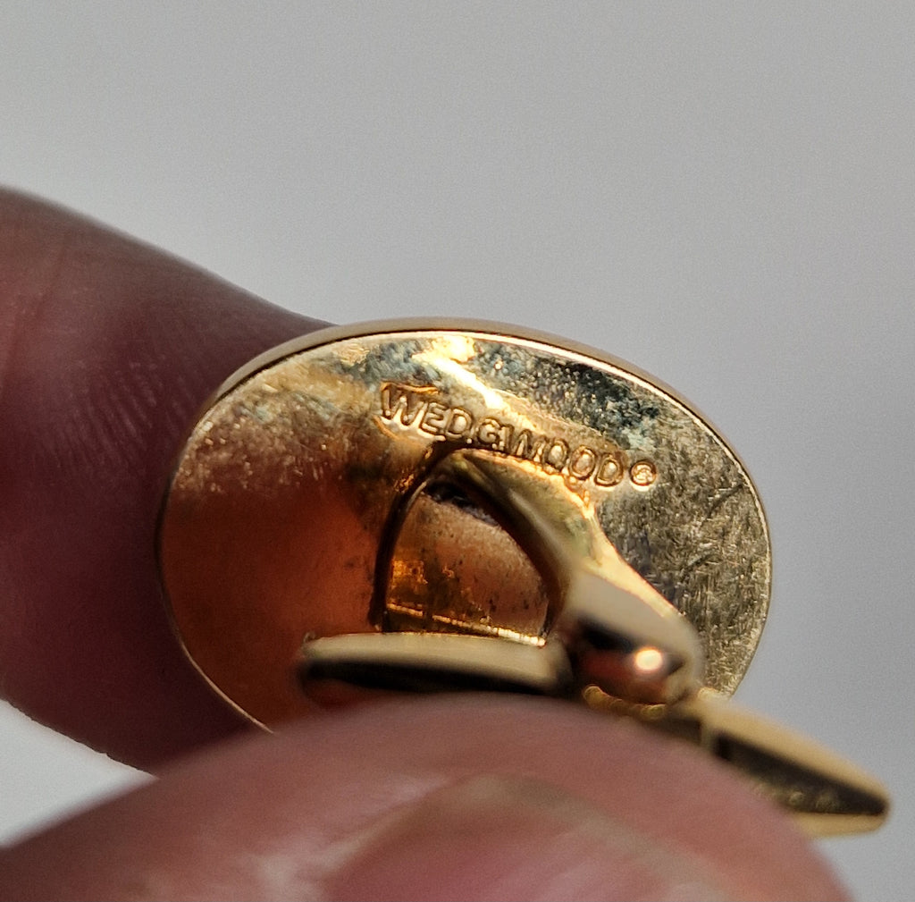 A pair of cufflinks from Wedgewood