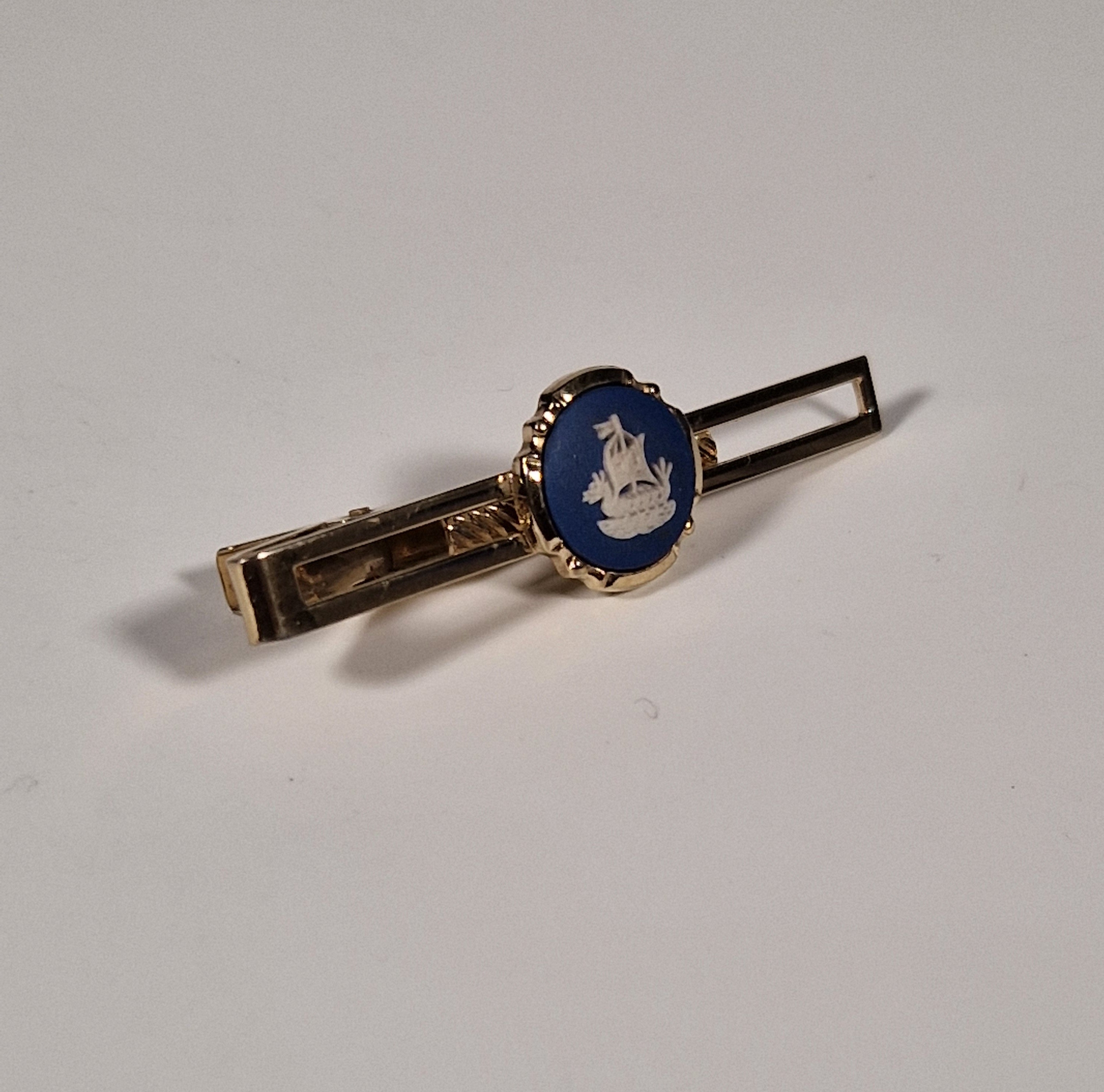 A Tie pin from Wedgewood  with wiking ship