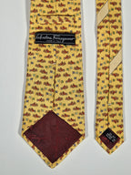 Salvatore Ferragamo tie "Formula cars"