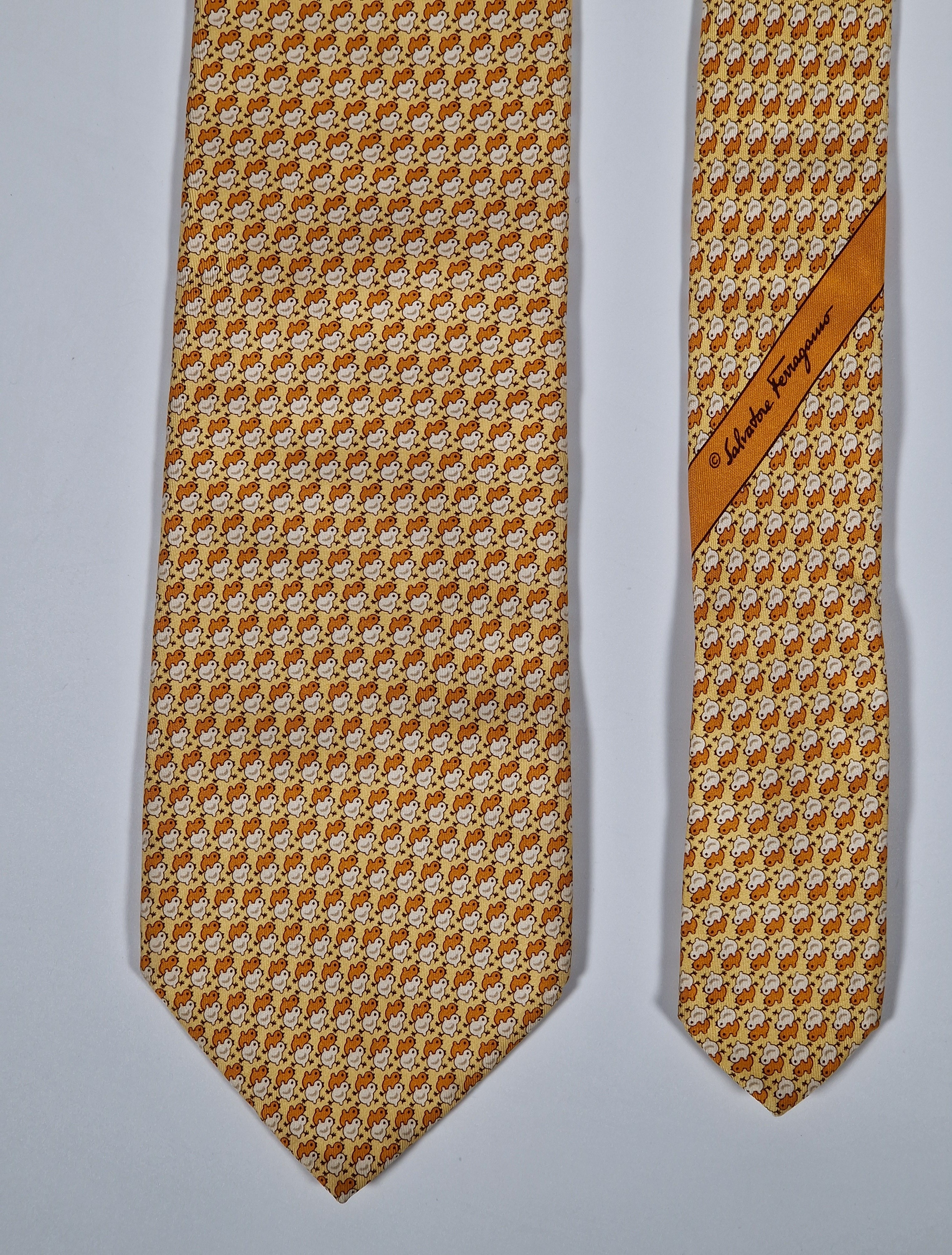 Salvatore Ferragamo tie  with chicks