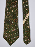 Salvatore Ferragamo tie with eastern bunnies