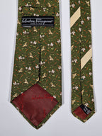 Salvatore Ferragamo tie with eastern bunnies