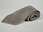 Hermés 7901 MA Tie, easter theme with chickens and eggs.
