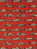 Salvatore Ferragamo "Formula cars" tie