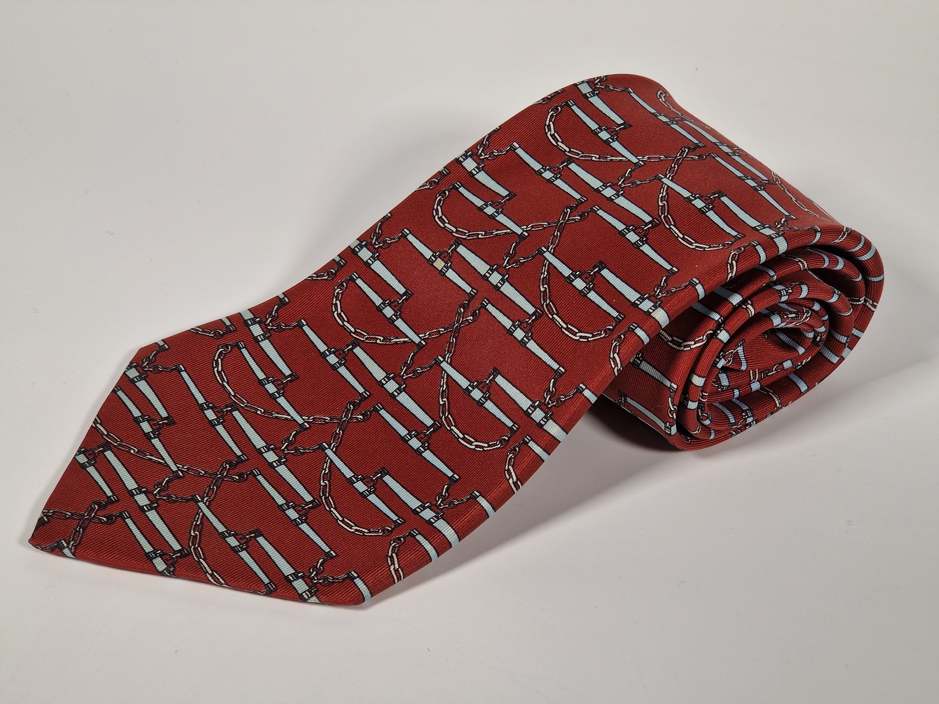 Hermés 605 SA Tie, Hermés wide vintage tie