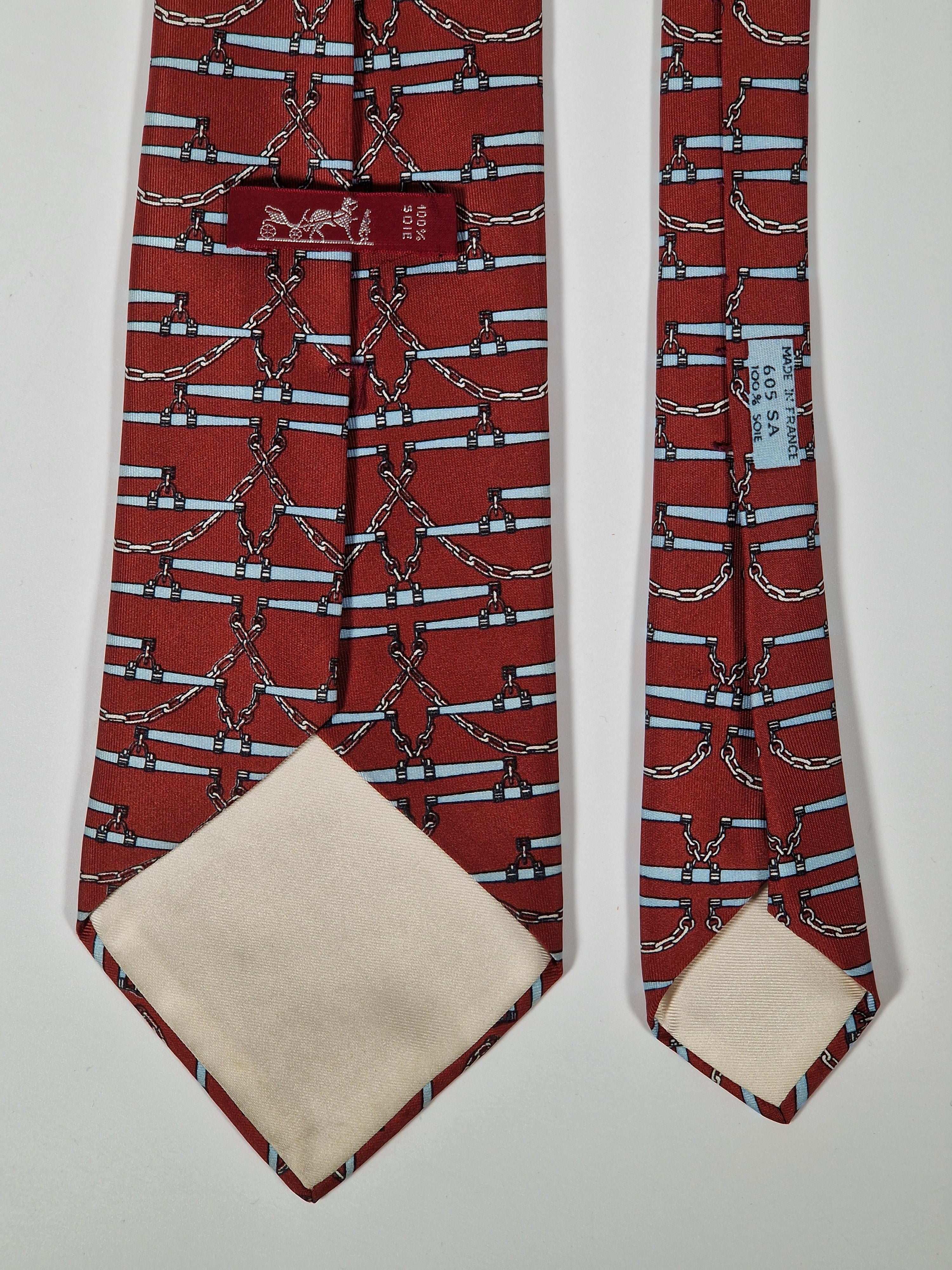 Hermés 605 SA Tie, Hermés wide vintage tie