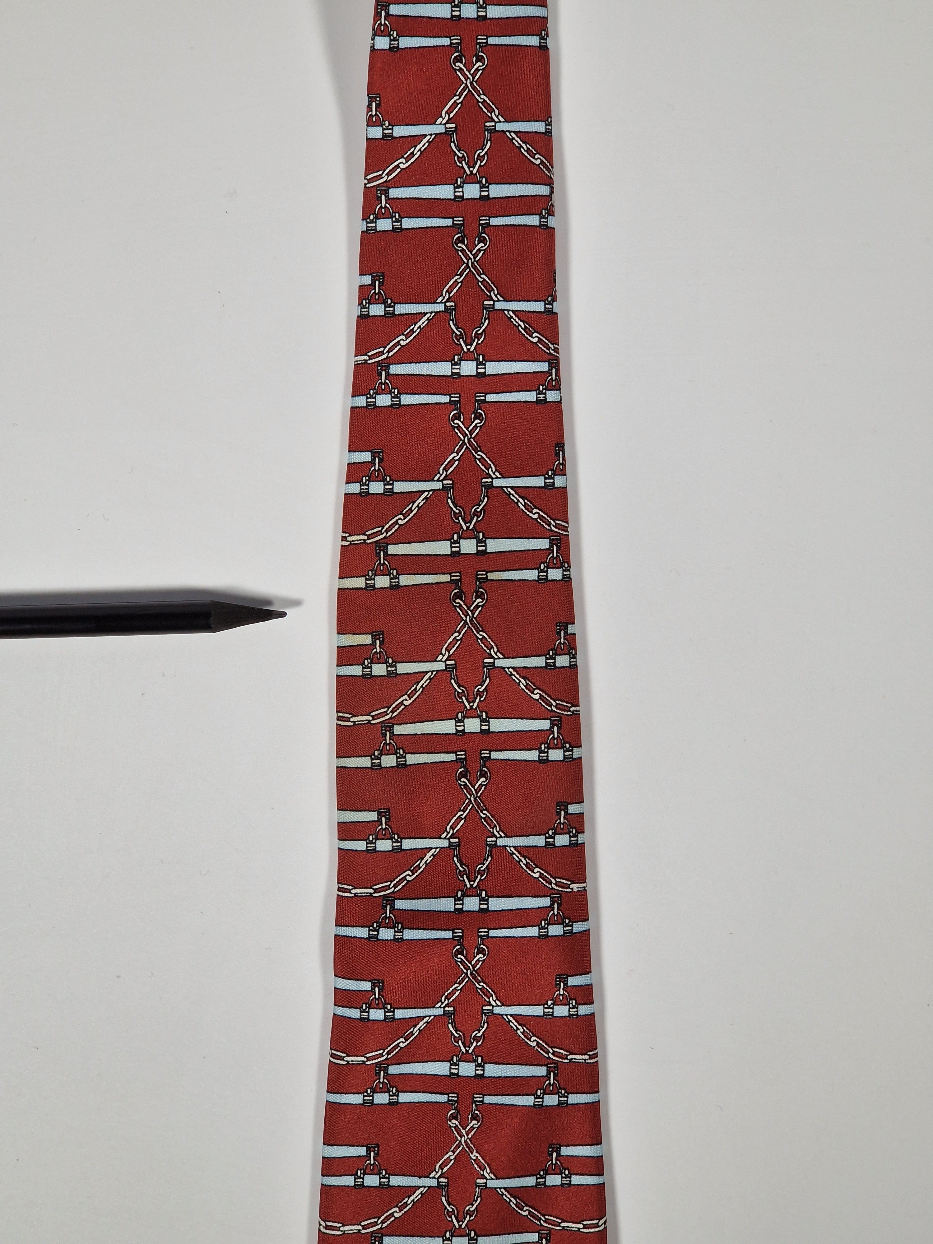 Hermés 605 SA Tie, Hermés wide vintage tie