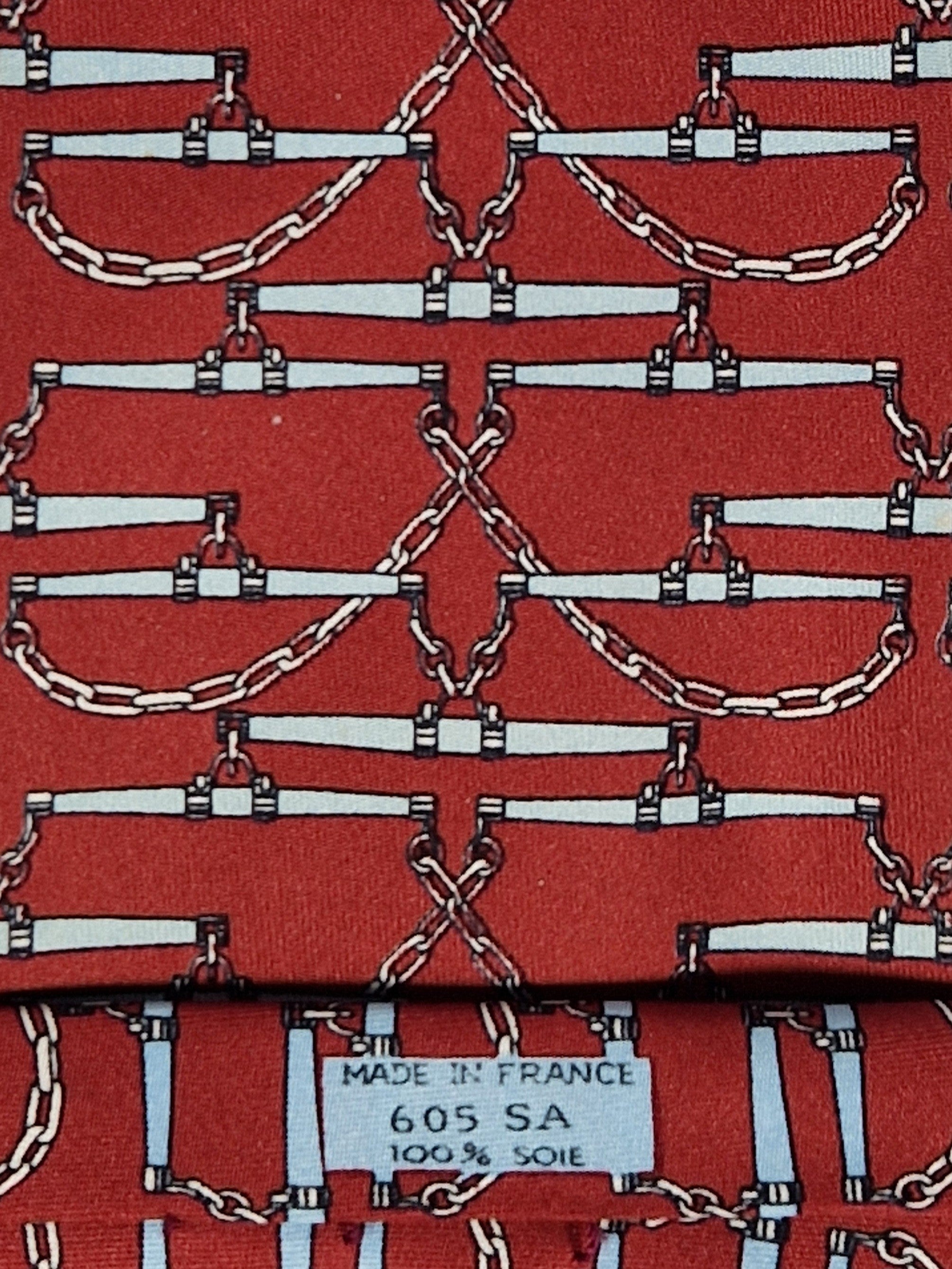 Hermés 605 SA Tie, Hermés wide vintage tie