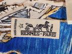 A rare Hermes shirt "Les Cheyennes" by Oliver Kermit