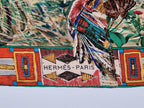 A rare Hermes shirt "Les Cheyennes" by Oliver Kermit