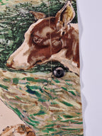 A rare Hermes shirt "Les Cheyennes" by Oliver Kermit