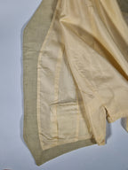 A Hermés vest with a linen front