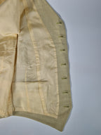 A Hermés vest with a linen front