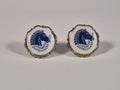 A pair of cufflinks from Royal Copenhagen x Swank