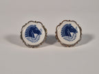 A pair of cufflinks from Royal Copenhagen x Swank