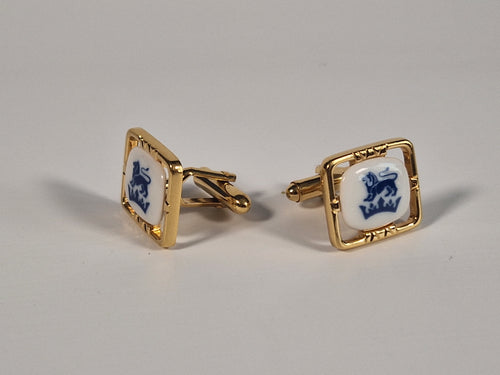 A pair of cufflinks from Royal Copenhagen x Swank
