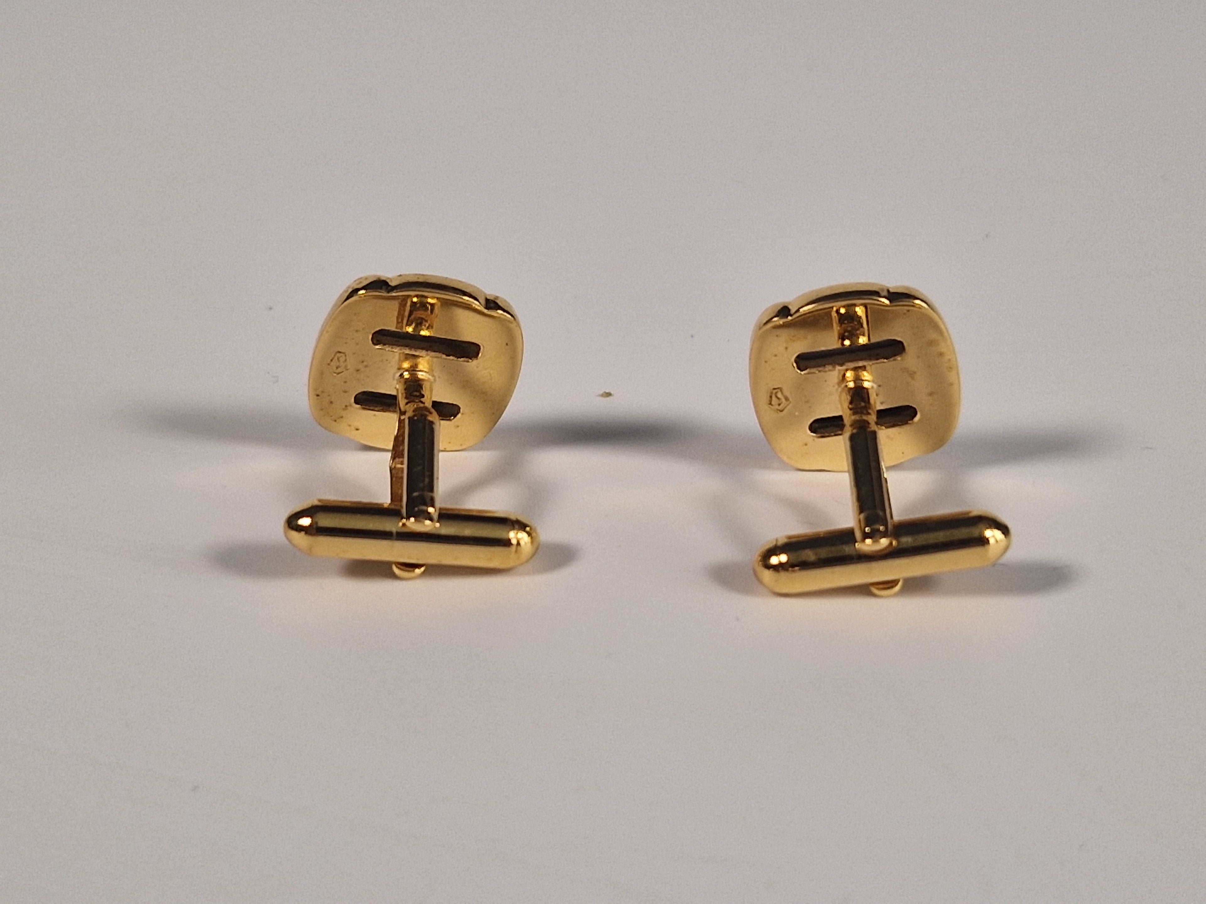 A pair of cufflinks and tiepin from Royal Copenhagen