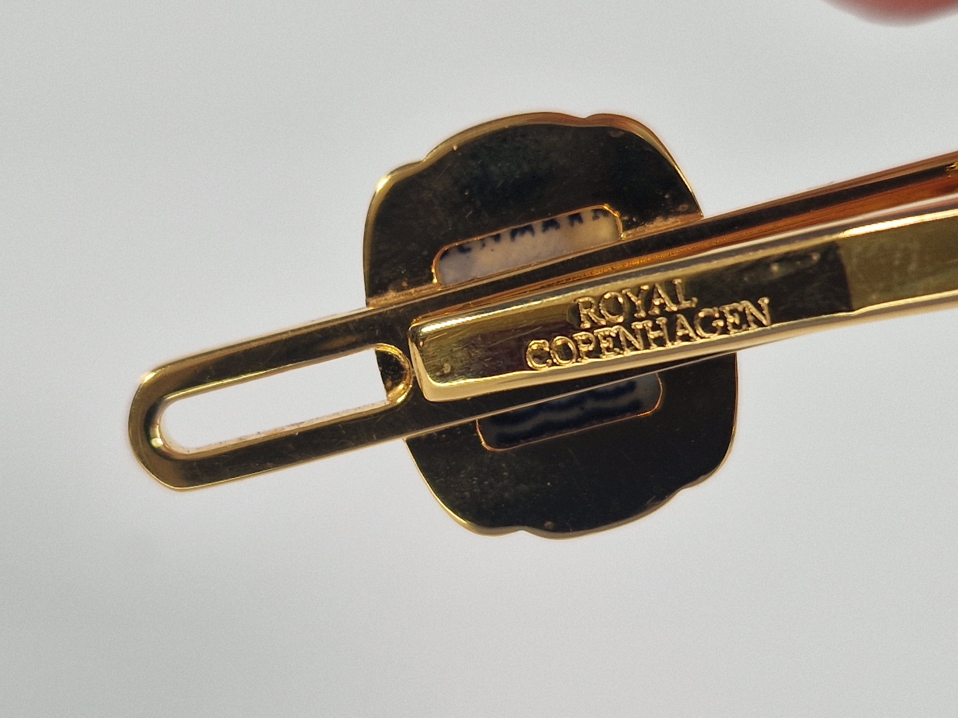 A pair of cufflinks and tiepin from Royal Copenhagen