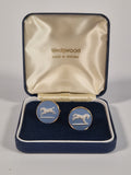 A pair of cufflinks from Wedgewood