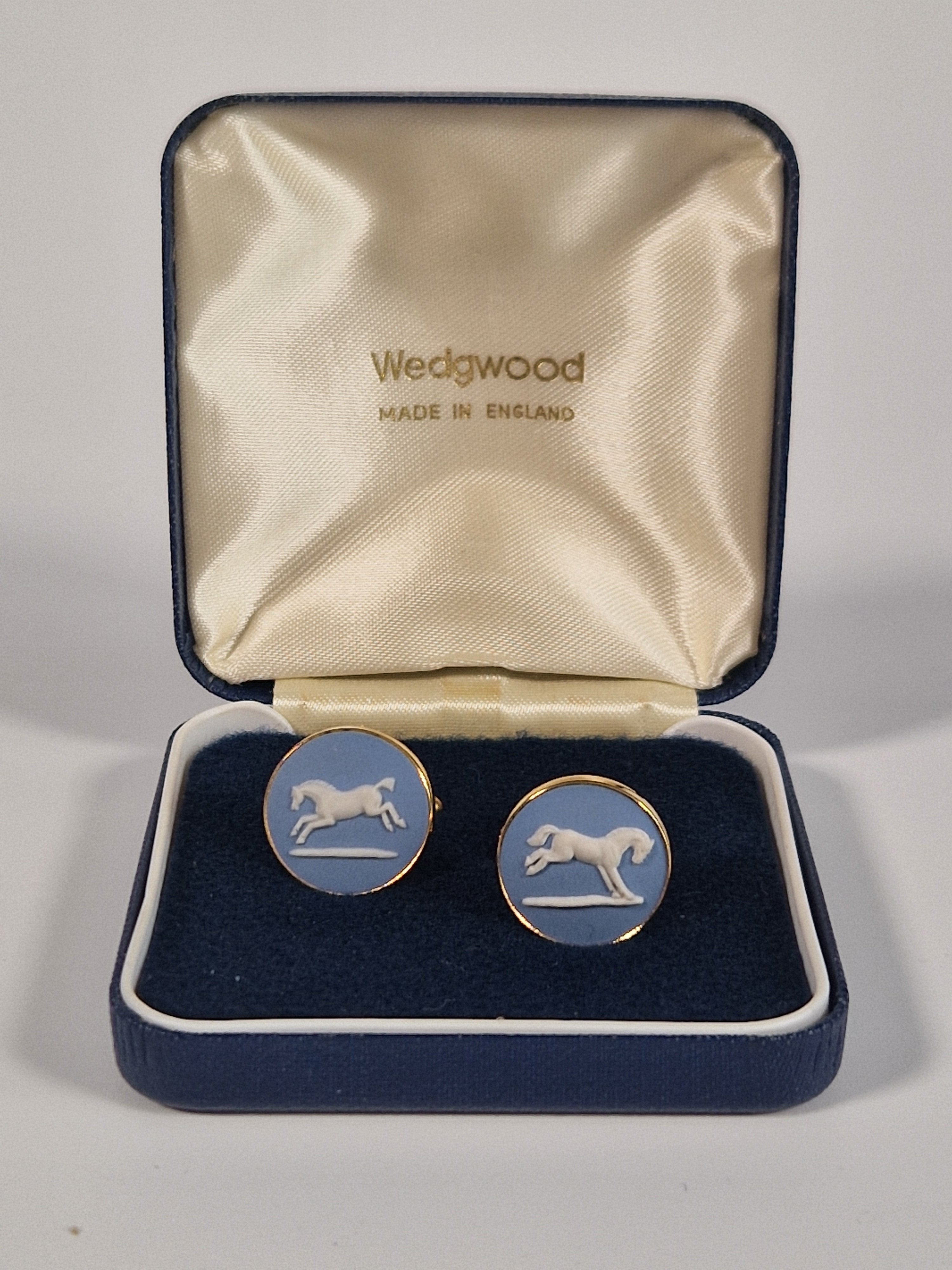 A pair of cufflinks from Wedgewood