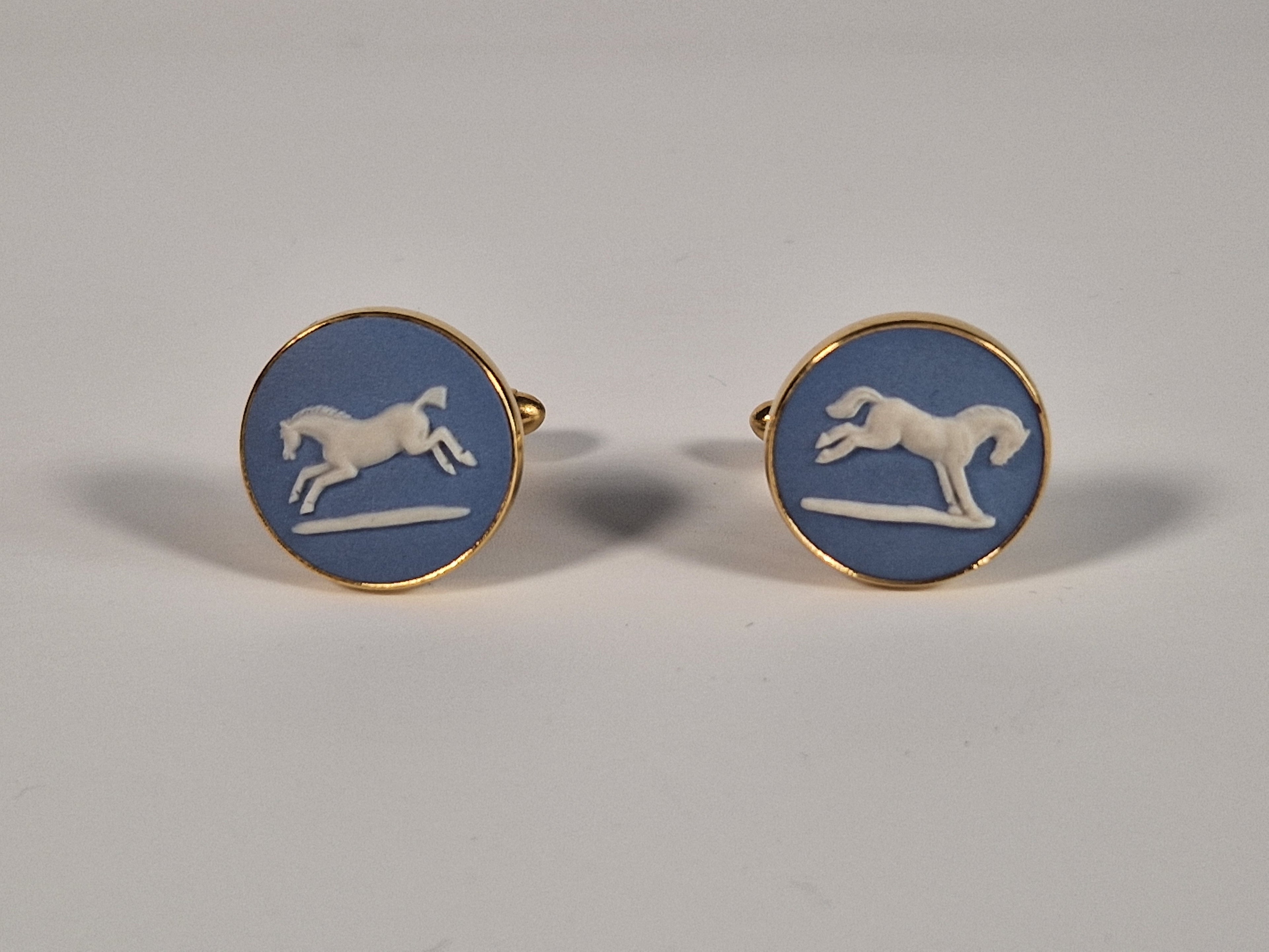 A pair of cufflinks from Wedgewood