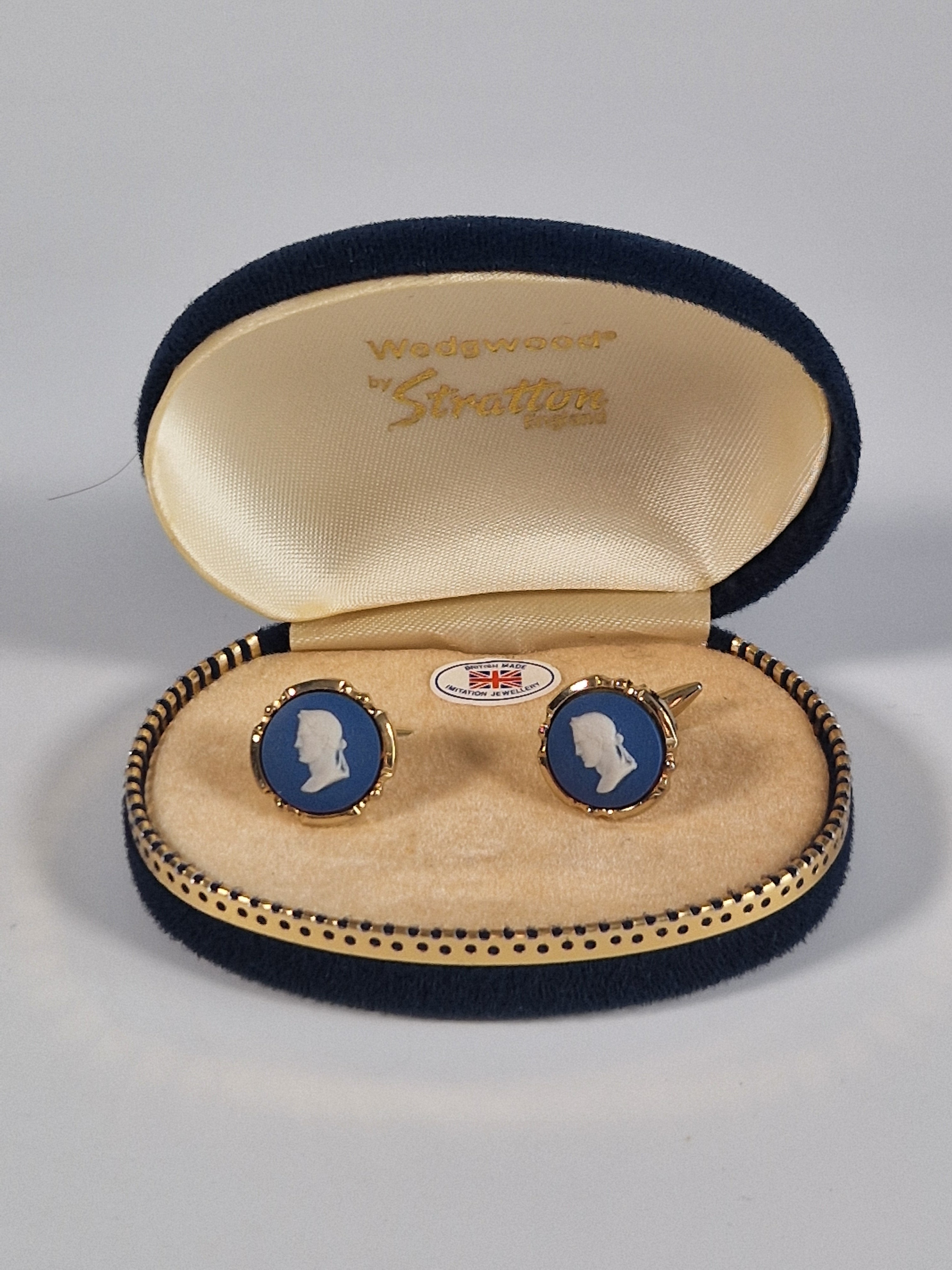 A pair of cufflinks from Wedgewood