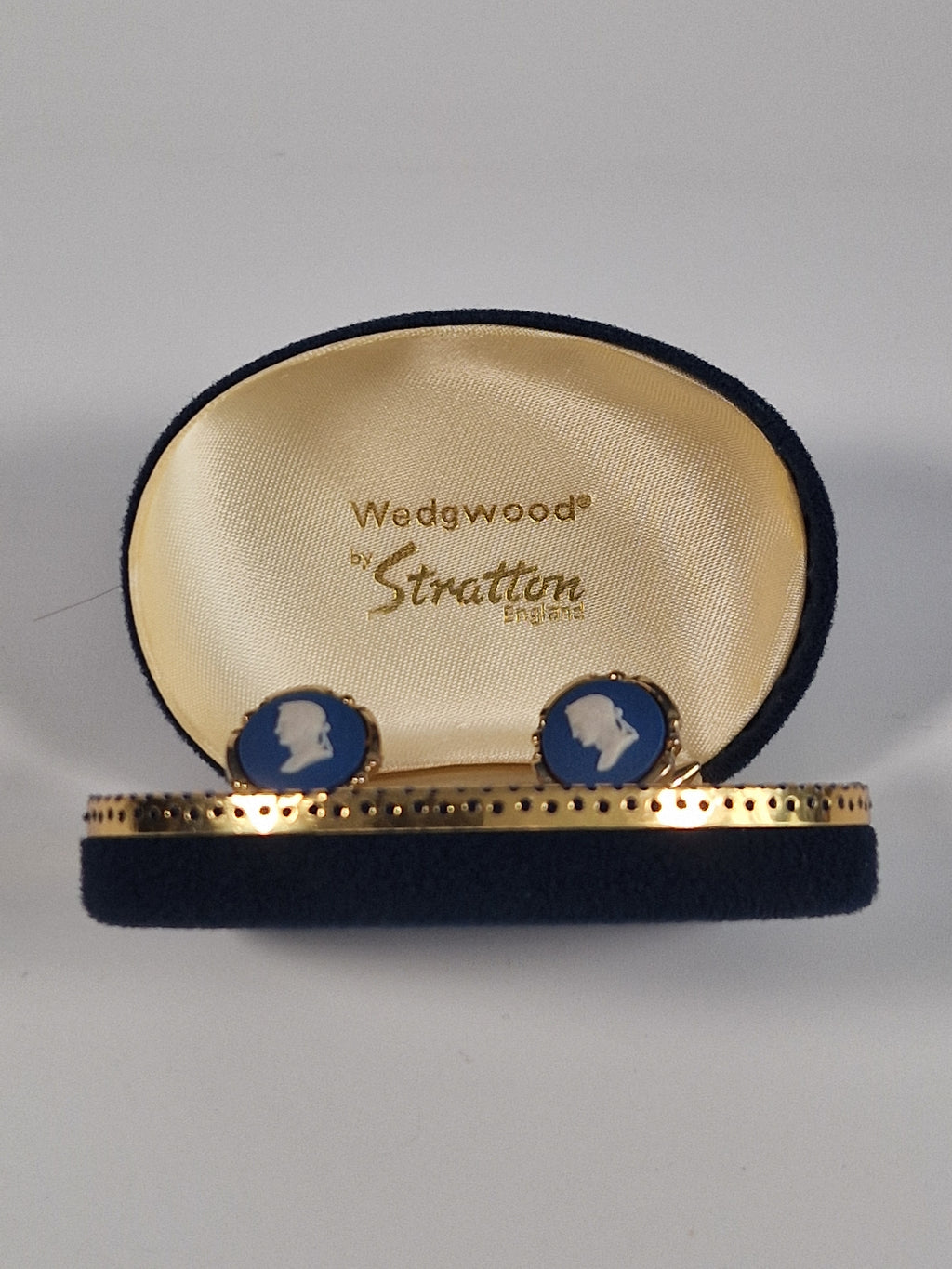 A pair of cufflinks from Wedgewood