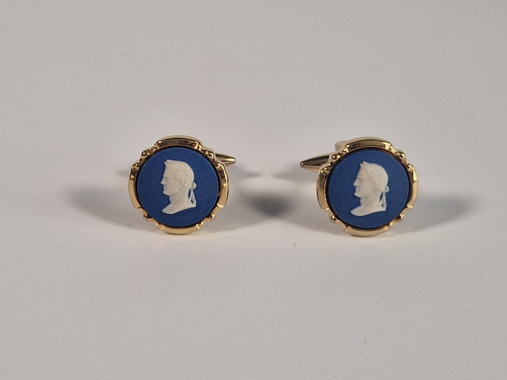 A pair of cufflinks from Wedgewood