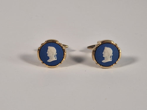 A pair of cufflinks from Wedgewood