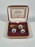 A pair of cufflinks and tiepin from Royal Copenhagen x Swank